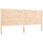 Estructura de cama con cabecero madera maciza 200x200 cm de vidaXL, Camas y somieres - Ref: Foro24-3192771, Precio: 180,91 €,...