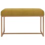 Bench 80 cm mustard velvet by vidaXL, Benches for halls and storage - Ref: Foro24-247556, Price: 87,97 €, Discount: %