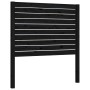 Estructura de cama con cabecero madera maciza negro de vidaXL, Camas y somieres - Ref: Foro24-3193175, Precio: 148,99 €, Desc...