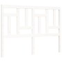 Estructura cama de matrimonio con cabecero madera maciza blanco de vidaXL, Camas y somieres - Ref: Foro24-3193112, Precio: 13...