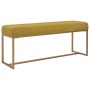 Bench 120 cm mustard velvet by vidaXL, Benches for halls and storage - Ref: Foro24-247561, Price: 109,89 €, Discount: %