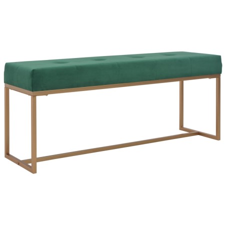 Bench 120 cm green velvet by vidaXL, Benches for halls and storage - Ref: Foro24-247560, Price: 137,49 €, Discount: %