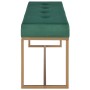 Bench 120 cm green velvet by vidaXL, Benches for halls and storage - Ref: Foro24-247560, Price: 137,49 €, Discount: %