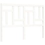 White solid wood bed frame with headboard 140x200 cm by vidaXL, Beds and slatted bases - Ref: Foro24-3193142, Price: 144,80 €...