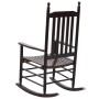 Mecedora con asiento curvo madera de álamo marrón de vidaXL, Sillas de jardín - Ref: Foro24-45699, Precio: 123,07 €, Descuent...