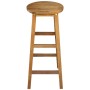 Kitchen stools 2 units solid acacia wood by vidaXL, Garden chairs - Ref: Foro24-44129, Price: 85,51 €, Discount: %