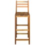 Kitchen stools 2 units solid acacia wood by vidaXL, Garden chairs - Ref: Foro24-44130, Price: 122,99 €, Discount: %