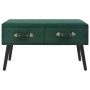 Green velvet bench with drawers 80 cm by vidaXL, Benches for halls and storage - Ref: Foro24-277081, Price: 88,38 €, Discount: %