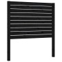 Bed frame with black solid wood headboard 100x200 cm by vidaXL, Beds and slatted bases - Ref: Foro24-3193200, Price: 147,99 €...