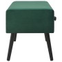 Green velvet bench with drawers 80 cm by vidaXL, Benches for halls and storage - Ref: Foro24-277081, Price: 88,38 €, Discount: %