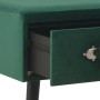 Green velvet bench with drawers 80 cm by vidaXL, Benches for halls and storage - Ref: Foro24-277081, Price: 88,38 €, Discount: %