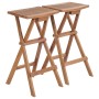 Folding kitchen stools 2 units solid teak wood by vidaXL, Garden chairs - Ref: Foro24-44727, Price: 169,90 €, Discount: %