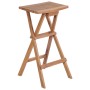 Folding kitchen stools 2 units solid teak wood by vidaXL, Garden chairs - Ref: Foro24-44727, Price: 169,90 €, Discount: %