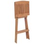 Folding kitchen stools 2 units solid teak wood by vidaXL, Garden chairs - Ref: Foro24-44727, Price: 169,90 €, Discount: %