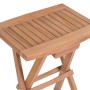 Folding kitchen stools 2 units solid teak wood by vidaXL, Garden chairs - Ref: Foro24-44727, Price: 169,90 €, Discount: %