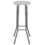 Folding garden stools 2 pcs HDPE and steel white by vidaXL, Garden chairs - Ref: Foro24-44562, Price: 64,99 €, Discount: %