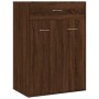 Oak brown plywood shoe cabinet 60x35x84 cm by vidaXL, Shoe racks and shoe organizers - Ref: Foro24-815419, Price: 105,09 €, D...