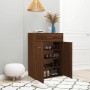 Oak brown plywood shoe cabinet 60x35x84 cm by vidaXL, Shoe racks and shoe organizers - Ref: Foro24-815419, Price: 105,09 €, D...