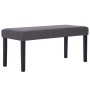 Synthetic leather bench 106 cm gray by vidaXL, Benches for halls and storage - Ref: Foro24-281309, Price: 91,74 €, Discount: %