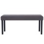 Synthetic leather bench 106 cm gray by vidaXL, Benches for halls and storage - Ref: Foro24-281309, Price: 91,74 €, Discount: %