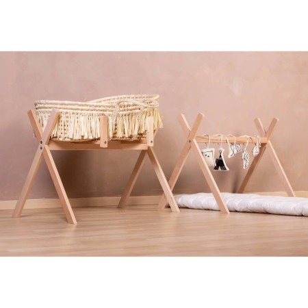 CHILDHOME Soporte para moisés forma de tipi Play & Gym natural de CHILDHOME, Accesorios para moisés y cunas - Ref: Foro24-434...