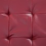 Red wine-colored synthetic leather storage ottoman 87.5 cm by vidaXL, Benches for halls and storage - Ref: Foro24-281374, Pri...