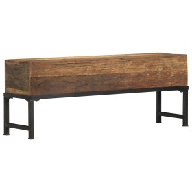 Banco de madera maciza reciclada 120 cm de vidaXL, Bancos para recibidores y almacenamiento - Ref: Foro24-282886, Precio: 183...