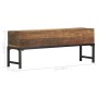 Recycled solid wood bench 120 cm by vidaXL, Benches for halls and storage - Ref: Foro24-282886, Price: 183,32 €, Discount: %