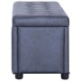 Gray Suede Faux Leather Storage Ottoman 87.5cm by vidaXL, Benches for halls and storage - Ref: Foro24-281376, Price: 99,60 €,...