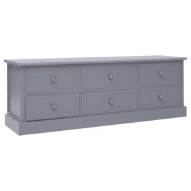 Dark gray wooden entrance bench 115x30x40 cm by vidaXL, Benches for halls and storage - Ref: Foro24-284126, Price: 223,99 €, ...