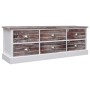 Braune Holzeingangsbank 115x30x40 cm von vidaXL, Bänke für Hallen und Lager - Ref: Foro24-284124, Preis: 168,50 €, Rabatt: %