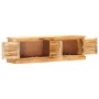 Solid mango wood storage bench 128 cm by vidaXL, Benches for halls and storage - Ref: Foro24-286316, Price: 276,36 €, Discoun...