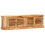 Solid mango wood storage bench 128 cm by vidaXL, Benches for halls and storage - Ref: Foro24-286316, Price: 276,36 €, Discoun...