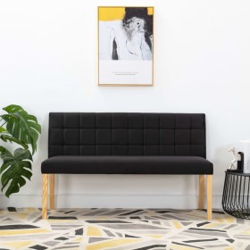 Black velvet bench 140 cm by vidaXL, Benches for halls and storage - Ref: Foro24-288575, Price: 189,23 €, Discount: %