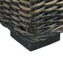 Kubu rattan storage box solid black mango wood 120cm by vidaXL, Benches for halls and storage - Ref: Foro24-285798, Price: 19...