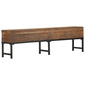 Banco de madera maciza reciclada 160 cm de vidaXL, Bancos para recibidores y almacenamiento - Ref: Foro24-282887, Precio: 192...