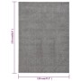 Alfombra de pelo corto gris 120x170 cm de vidaXL, Alfombras - Ref: Foro24-340315, Precio: 42,25 €, Descuento: %