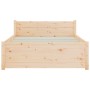 Estructura de cama madera maciza 90x190 cm de vidaXL, Camas y somieres - Ref: Foro24-832906, Precio: 121,56 €, Descuento: %