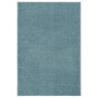 Alfombra de pelo corto azul 160x230 cm de vidaXL, Alfombras - Ref: Foro24-340349, Precio: 70,51 €, Descuento: %