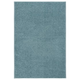 Alfombra de pelo corto azul 160x230 cm de vidaXL, Alfombras - Ref: Foro24-340349, Precio: 74,63 €, Descuento: %