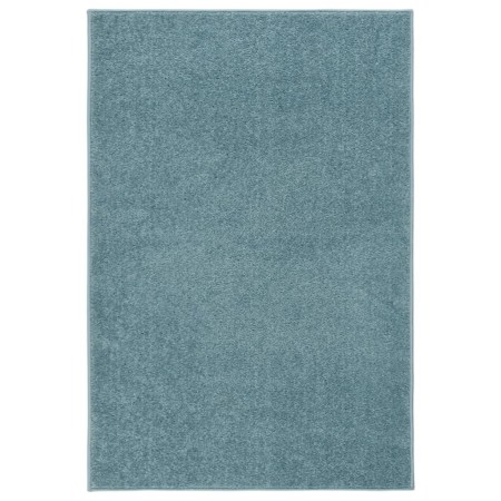 Alfombra de pelo corto azul 160x230 cm de vidaXL, Alfombras - Ref: Foro24-340349, Precio: 70,51 €, Descuento: %