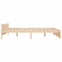 Estructura de cama King Size madera maciza 150x200 cm de vidaXL, Camas y somieres - Ref: Foro24-832946, Precio: 177,40 €, Des...