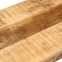 Banco de madera maciza de mango sin tratar y acero 110 cm de vidaXL, Bancos para recibidores y almacenamiento - Ref: Foro24-2...