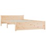 Estructura de cama madera maciza 120x200 cm de vidaXL, Camas y somieres - Ref: Foro24-832936, Precio: 159,91 €, Descuento: %