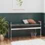 Velvet and gray stainless steel bench 97 cm by vidaXL, Benches for halls and storage - Ref: Foro24-289042, Price: 78,88 €, Di...