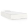 Estructura de cama madera maciza blanca 100x200 cm de vidaXL, Camas y somieres - Ref: Foro24-832997, Precio: 139,67 €, Descue...