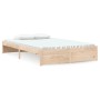 Estructura de cama madera maciza de pino 120x200 cm de vidaXL, Camas y somieres - Ref: Foro24-833239, Precio: 144,80 €, Descu...