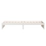 Estructura de cama madera maciza de pino blanco 100x200 cm de vidaXL, Camas y somieres - Ref: Foro24-833238, Precio: 135,05 €...