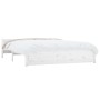 Estructura de cama de madera maciza blanca 140x190 cm de vidaXL, Camas y somieres - Ref: Foro24-832922, Precio: 213,58 €, Des...