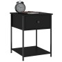 Nightstands 2 pcs engineered wood black 44x45x58 cm by vidaXL, Nightstands - Ref: Foro24-825844, Price: 72,35 €, Discount: %